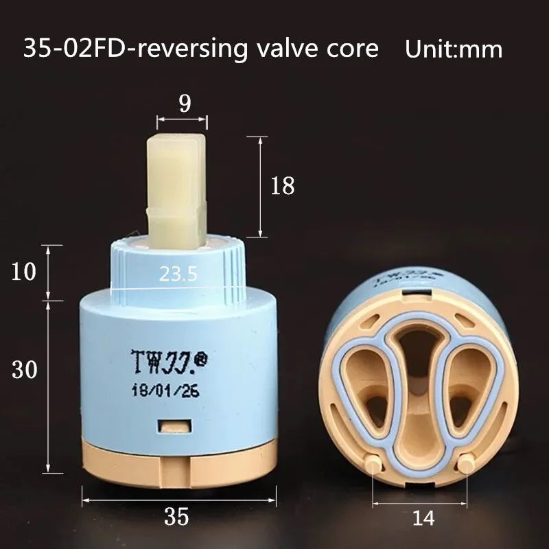 Faucets Mixing Spool Valve 25 MM/35 MM/40 MM Cartridge Ceramic Cartridge Mixer Tap Kitchen Bath Basin Shower Taps Accessories