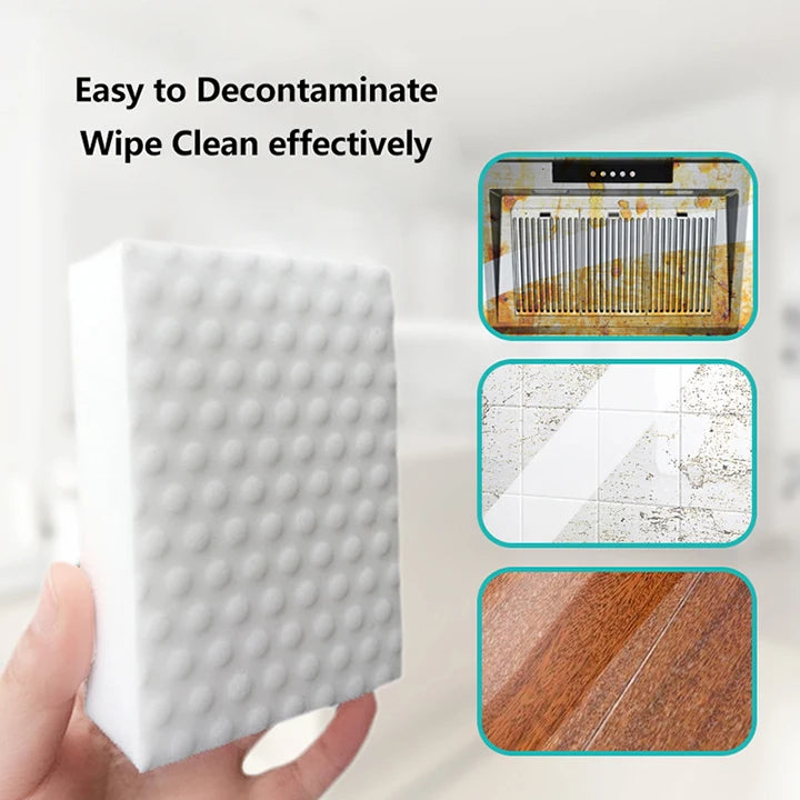 VEHHE 20/40 PCs Magic Sponge High Density Compressed Cleaning Melamine Eraser Kitchen Bathroom Sofa Cleaning Quality Supplier