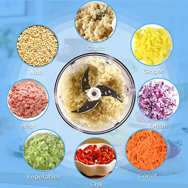 100/250ml Electric Garlic Masher Mini Chopper Vegetable Chili Meat Ginger Masher Machine USB Charging Blenders Kitchen Gadgets