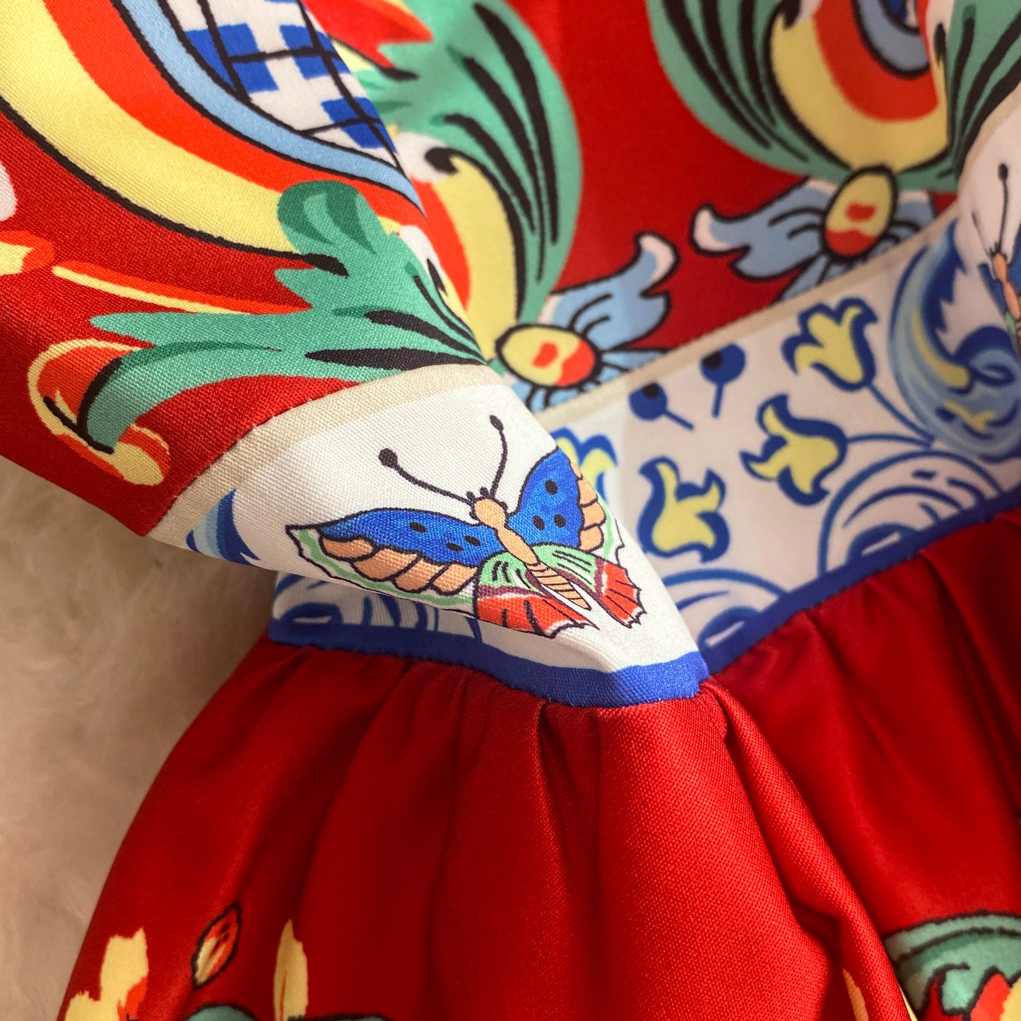 2024 New Summer Women Sexy Slash Neck Short Sleeve Slim Long Dress Fashion Vintage Print Ruffles Floral Maxi Pleated Vestidos