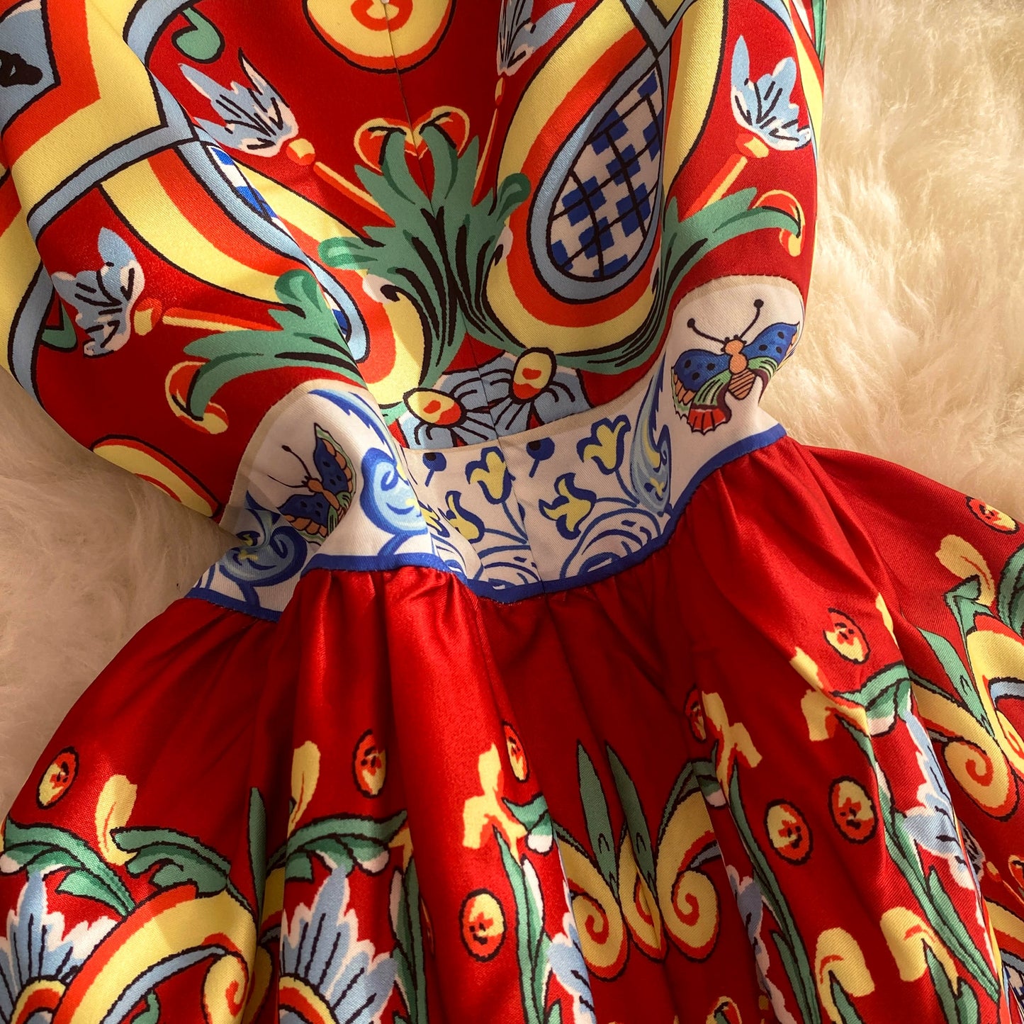 2024 New Summer Women Sexy Slash Neck Short Sleeve Slim Long Dress Fashion Vintage Print Ruffles Floral Maxi Pleated Vestidos