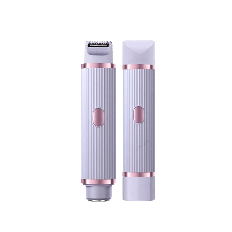 Hair Clipper Women Face Bikini Facial Body Epilator Female Leg Underarm Razors Electric Shaver Rechargeable Double Head Trimmer