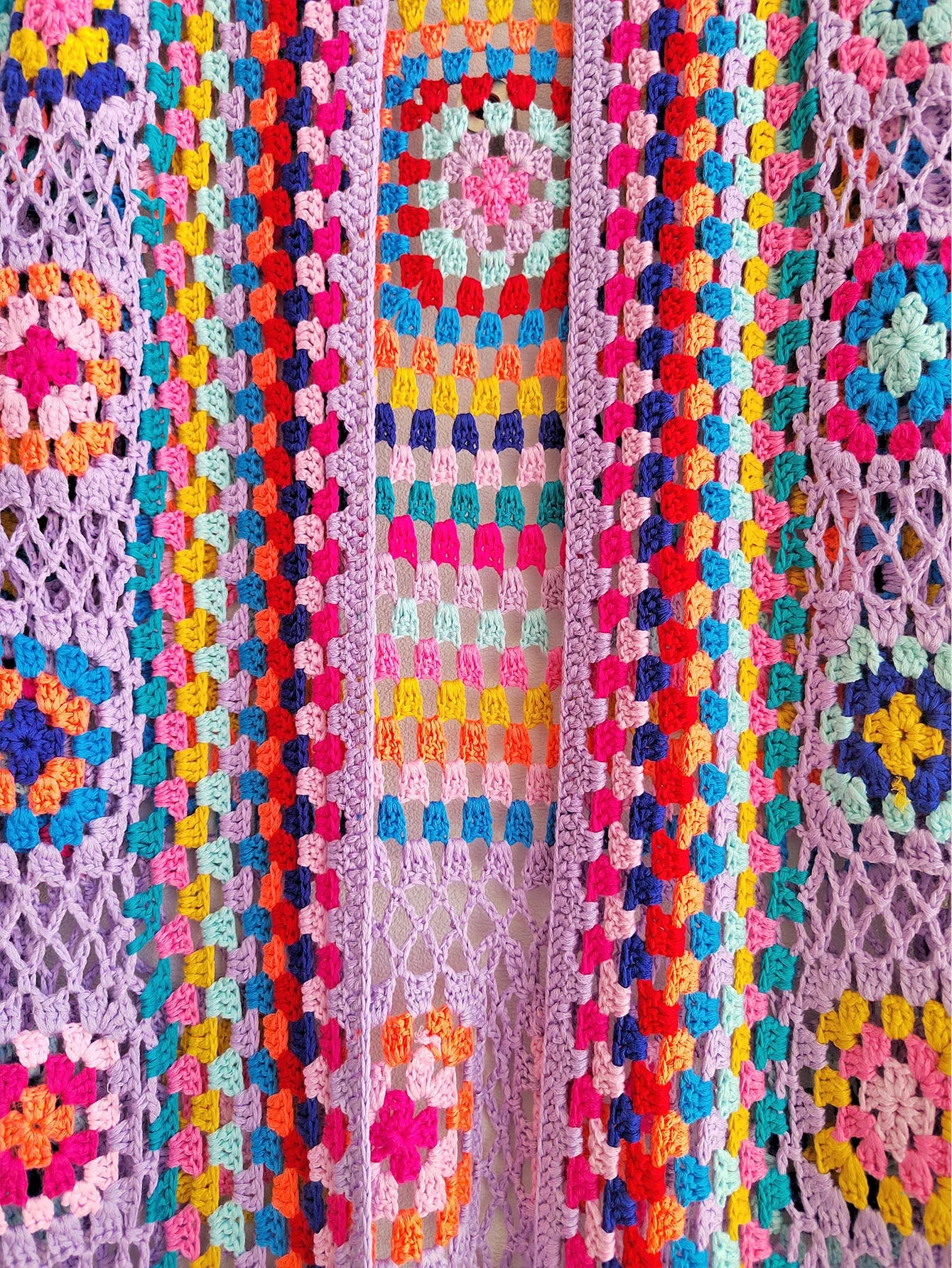Crochet Knitted Women Cardigan Cover Ups Tassel Plaid Long Coat Bohemian 2023 Summer Beach Bikini Covers Sexy Hook Vestidos