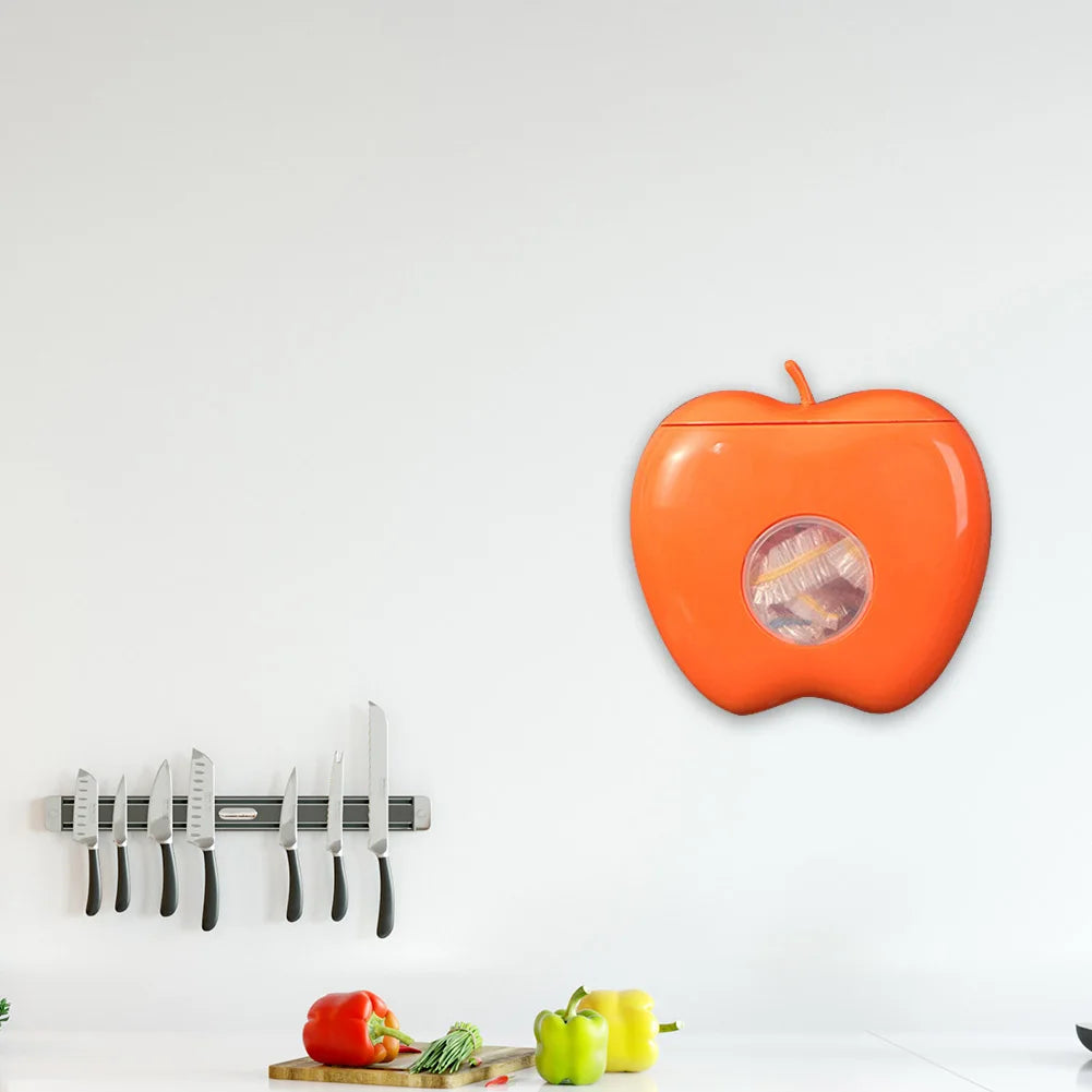 Wall Mounted Fresh Keeping Bag Storage Box Kitchen Disposable Food Cover Storage Container Fresh Cover Dispenser Box