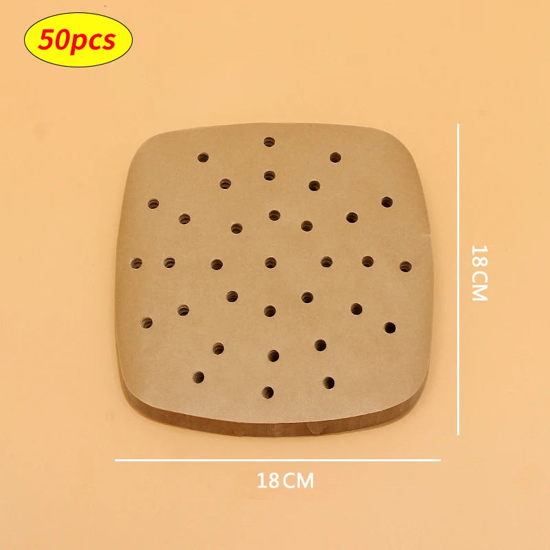 Special Paper for Air Fryer Baking Oil-proof Oil-absorbing Paper for Household BBQ Plate Oven Kitchen Pan Pad airfryer bakpapier