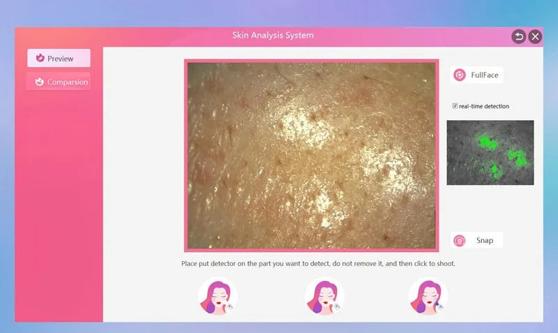 WIFI Wireless Portable Skin Aesthetic Analyzer Digital Skin Scanner Facial Diagnosis Detector Skin Analysis Salon Beauty Machine