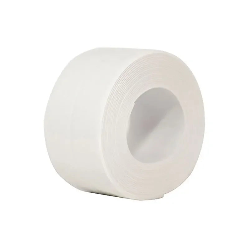 1m/3.2m*3.8cm PVC Waterproof Sealing Tape for Bathroom Kitchen Sink, Shower, Bathtub and Toilet - Self Adhesive Wall Stickers