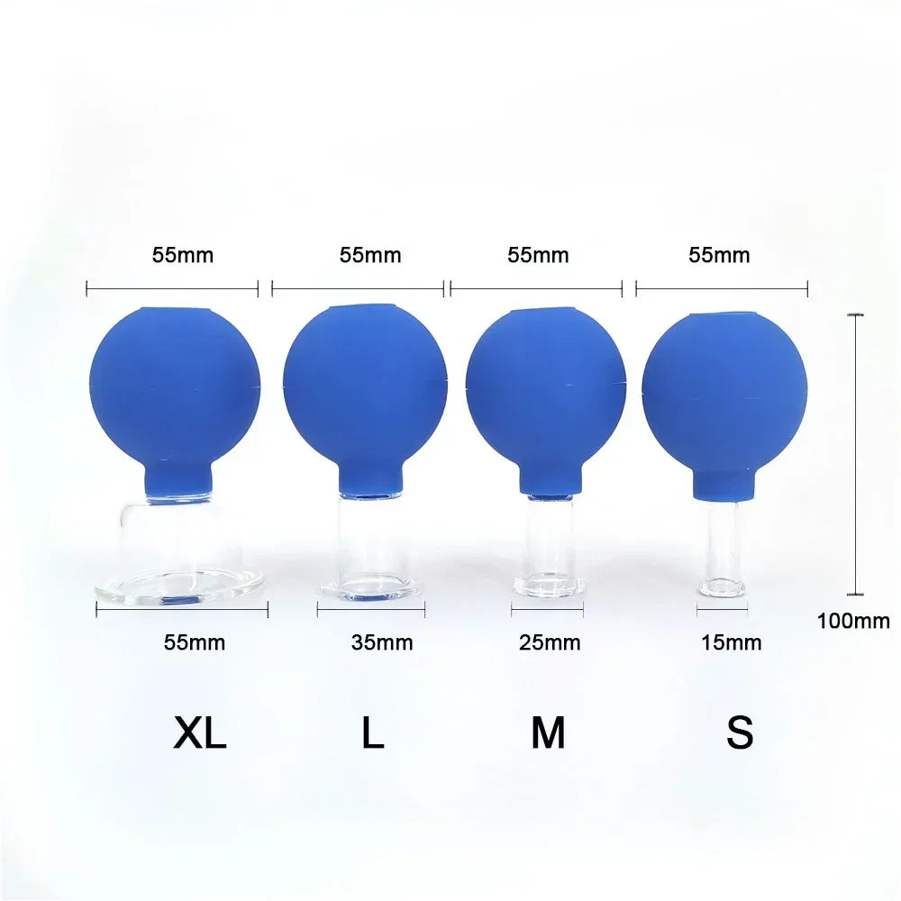 Vacuum Cupping Glasses Masssager Body Cup Facial Skin Lifting Cupping Therapy Massage for face Anti Cellulite Body Slimming jar