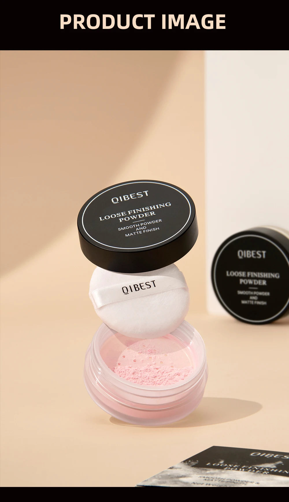 Face Loose Powder Translucent Matte Pink White Setting Powder Oil-Control Cosmetics Long-Lasting Waterproof Facial Makeup Powder