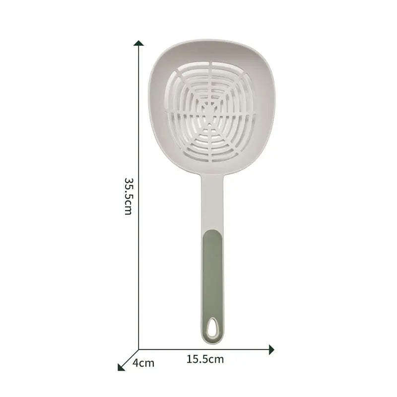 Leak Kitchen Pasta Spoon Fishing Dumplings Long Handle Food Grade High Temperature Resistant Spaghetti Large Funnel