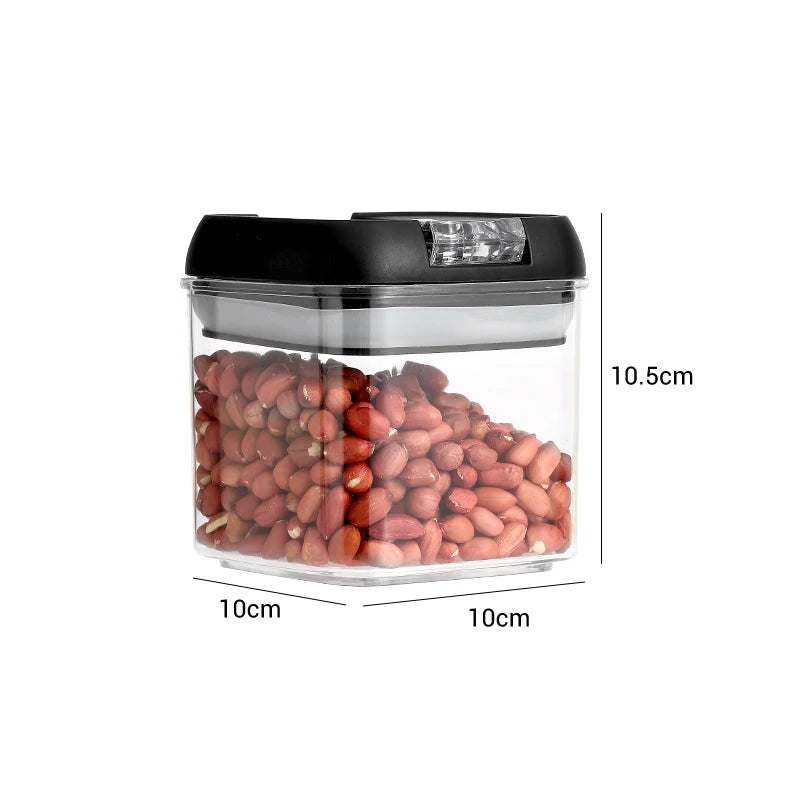 FAIS DU Food Storage Jar With Lid Kitchen Container Kitchen Organizer Stackable Dustproof Moisture Resistant Kitchen Accessories