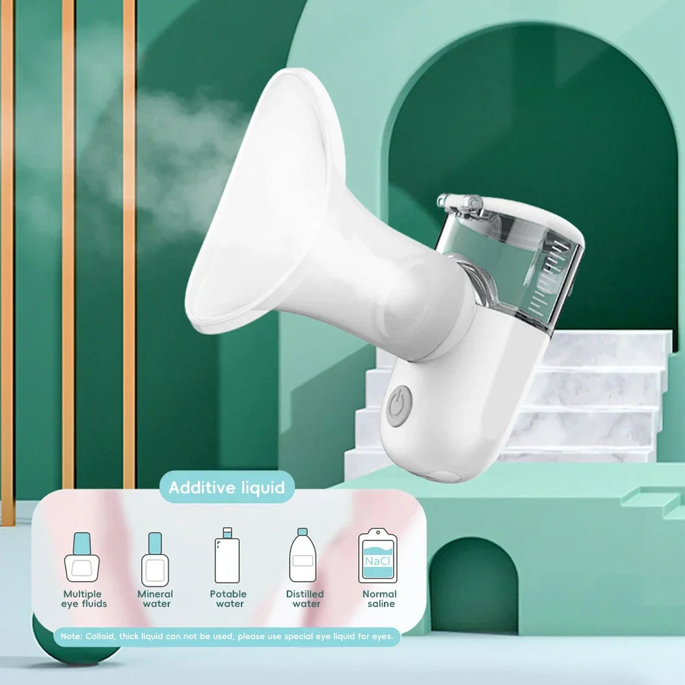 Eye Massager Nano Spray Eye Care Machine Mist Heating for Puffy and Dry Eyes Dark Circles Eye Strain Eye Care Massager