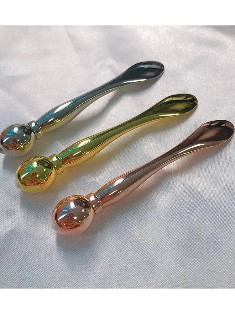 Face Mask Facial Cream Eye Cream Spoon, Dual-purpose Eye Massage Stick, Eye Spatula Spoon Scoop Eye Massager Beauty Tools For W
