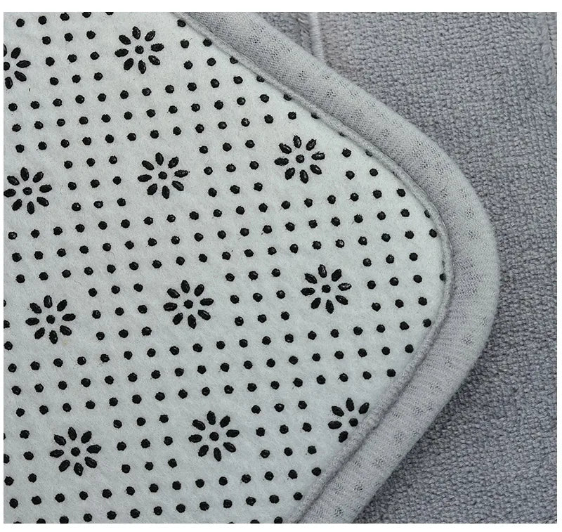 Striped Bath Mat,absorbent Quick-drying Kitchen Carpet,anti-skid Ultra-soft into the Carpet,ideal Bathroom Products for Bedroom.