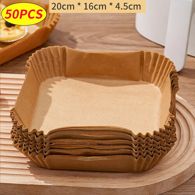 Special Paper for Air Fryer Baking Oil-proof Oil-absorbing Paper for Household BBQ Plate Oven Kitchen Pan Pad airfryer bakpapier