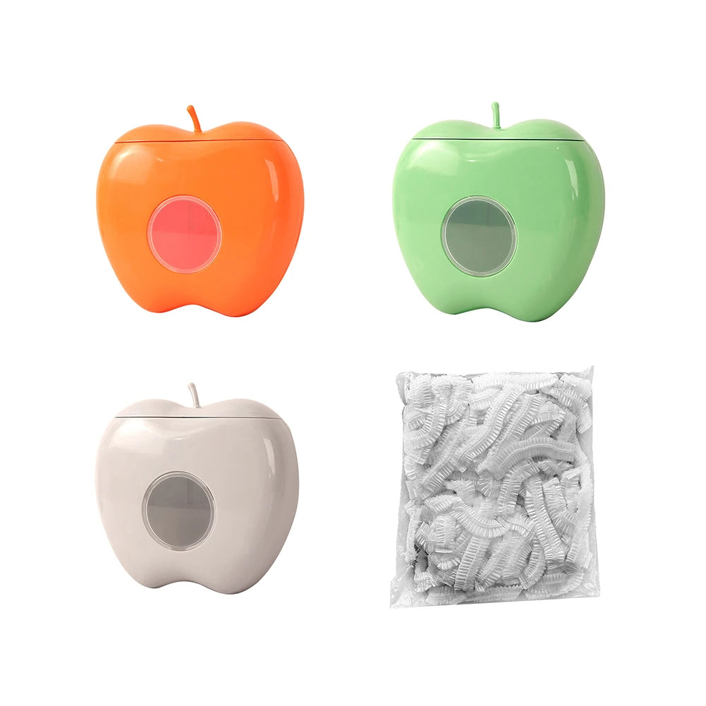 Wall Mounted Fresh Keeping Bag Storage Box Kitchen Disposable Food Cover Storage Container Fresh Cover Dispenser Box