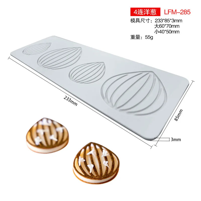 Various Leaf Butterfly flower Silicone Cake Lace Mold Snowflakes deer Shape Fondant Mold Cake Decorating Tool kitchen bakeware
