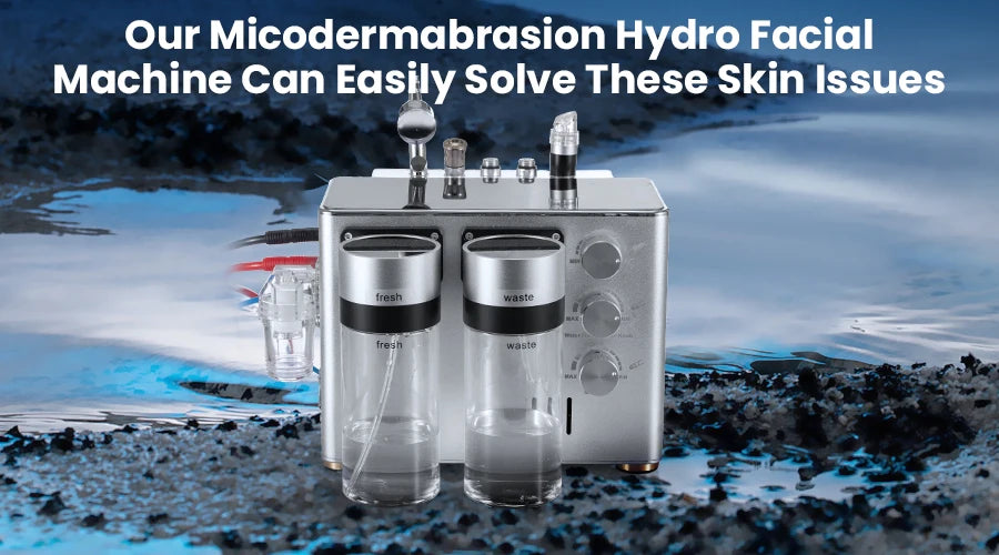 3 In 1 Hydro Dermabrasion Machine Deep Cleansing Machine Facial Clean Dead Skin Removal Spa Facial Microdermabrasion Machine