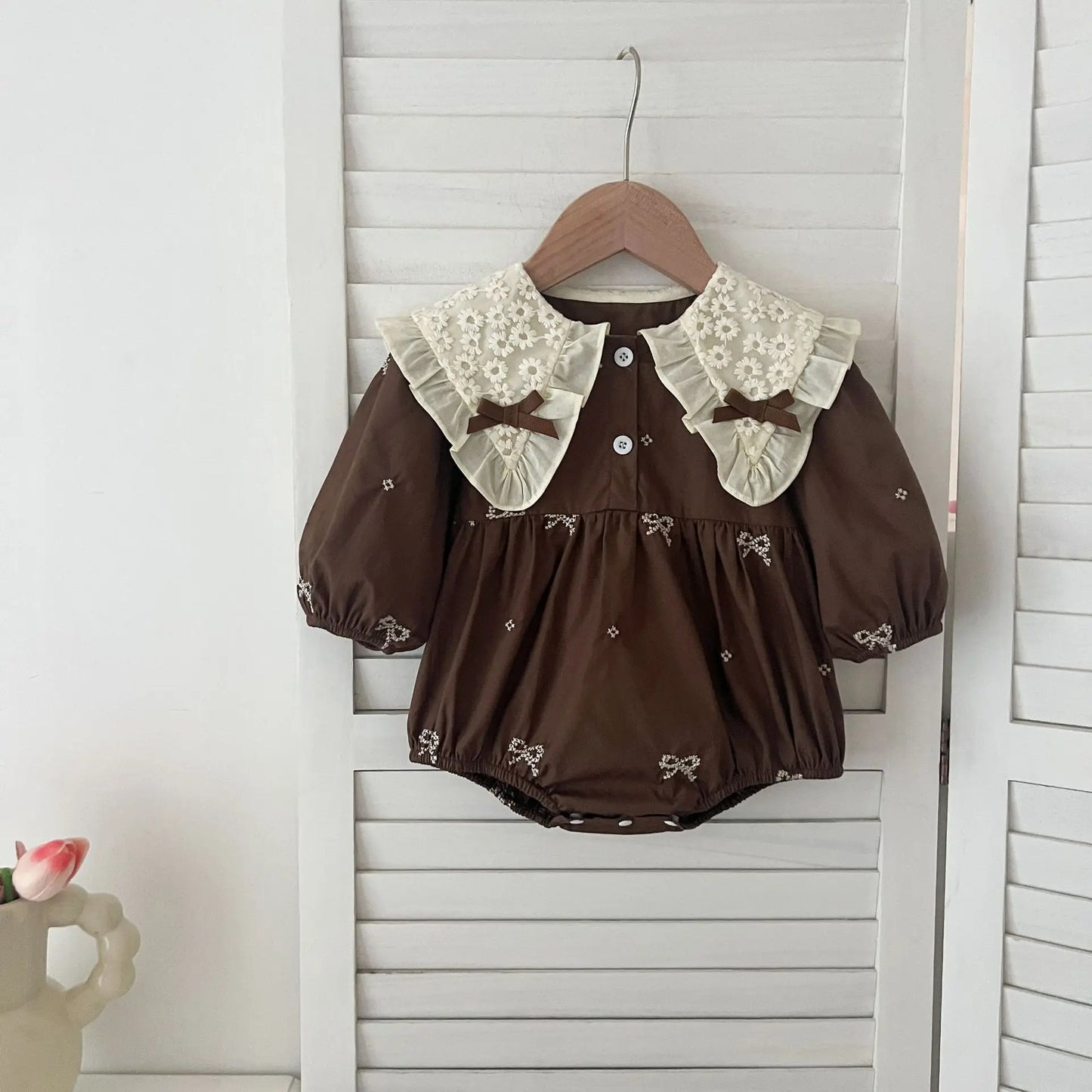 1-6Y Baby Girl Clothing Lace Autumn Casual Dresses Children Fashion Embroidery Sweet Princess Dress Long Sleeve Kids Party Dress