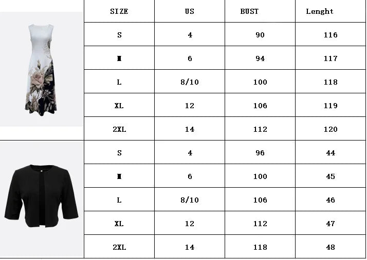 2024 European and American Autumn New Women's Long Dress Two Piece Flower and Grass Print Round Neck Dress Coat Women