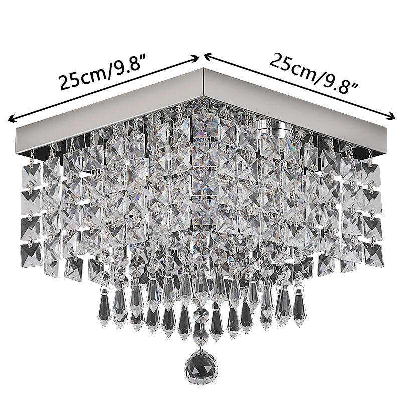 Modern K9 Crystal Chandelier Led For Dining Room Stainless Steel Ceiling Lamp Light Fixture Kitchen Lustres Luminaire Pendant