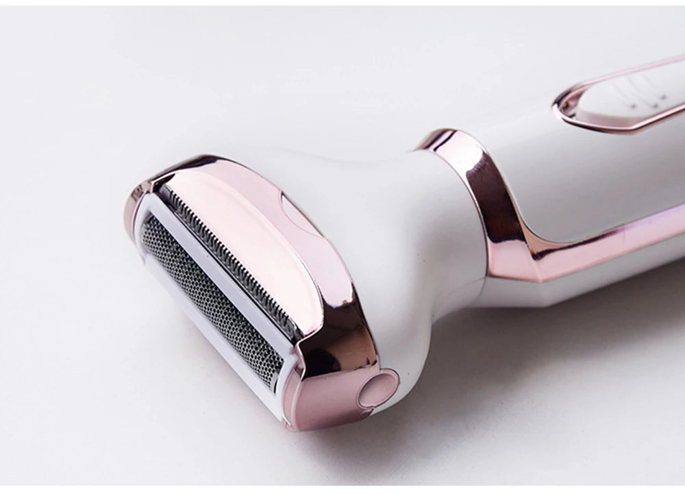 Eletric Razor for Woman 4 in 1 Rechargeable Bikini Trimmer Shaver Wet/Dry Electric Body Hair Coldless Waterproof Facial Hair