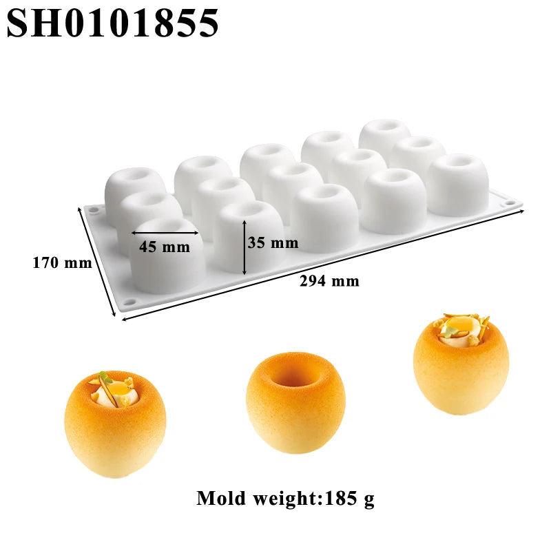 SHENHONG Non Stick Cake Molds Silicone Cake Moulds Pastry Baking Tools Food Grade French Mousse Dessert Form Kitchen Bakeware