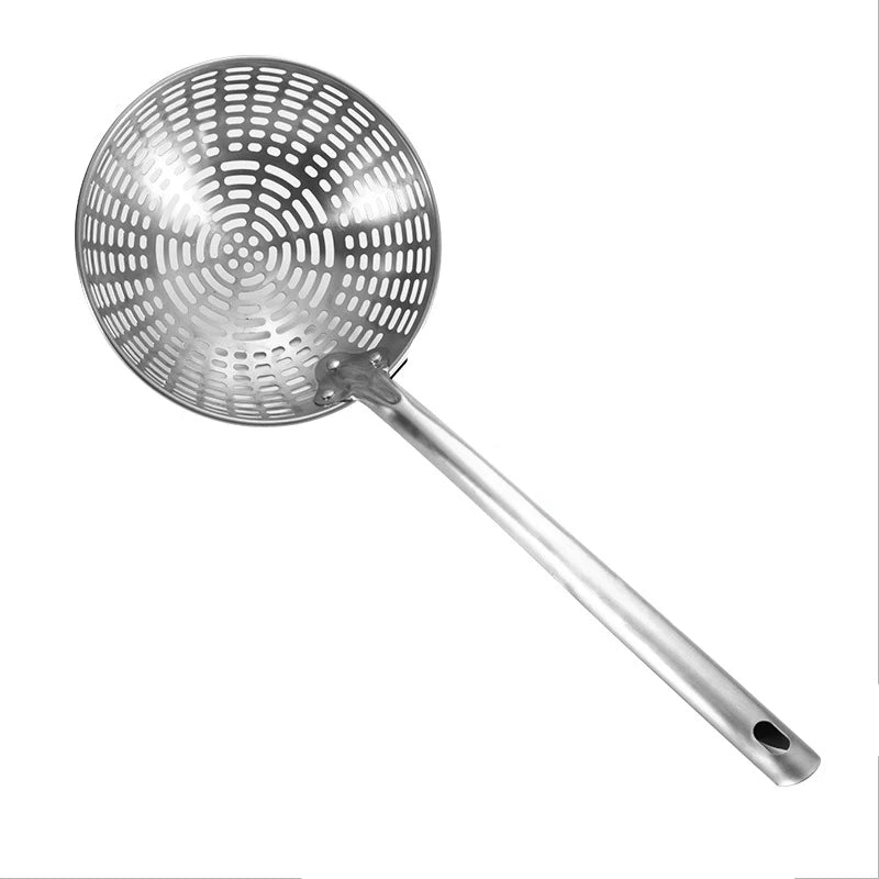 Stainless Steel Skimmer Colander Mesh Deep Oil Frying Cooking Noodles Scoop Strainer Kitchen Food Filter Spoon Kitchenware