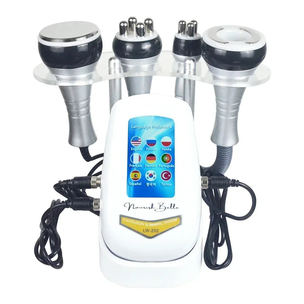 40K 3/4 IN 1 Cavitation Body Slimming Machine Facial Massager Skin Tighten Face Lifting Vacuum Suction Beauty Device