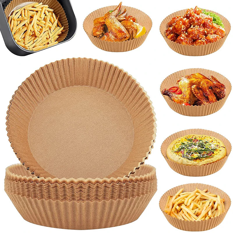 Special Paper for Air Fryer Baking Oil-proof Oil-absorbing Paper for Household BBQ Plate Oven Kitchen Pan Pad airfryer bakpapier