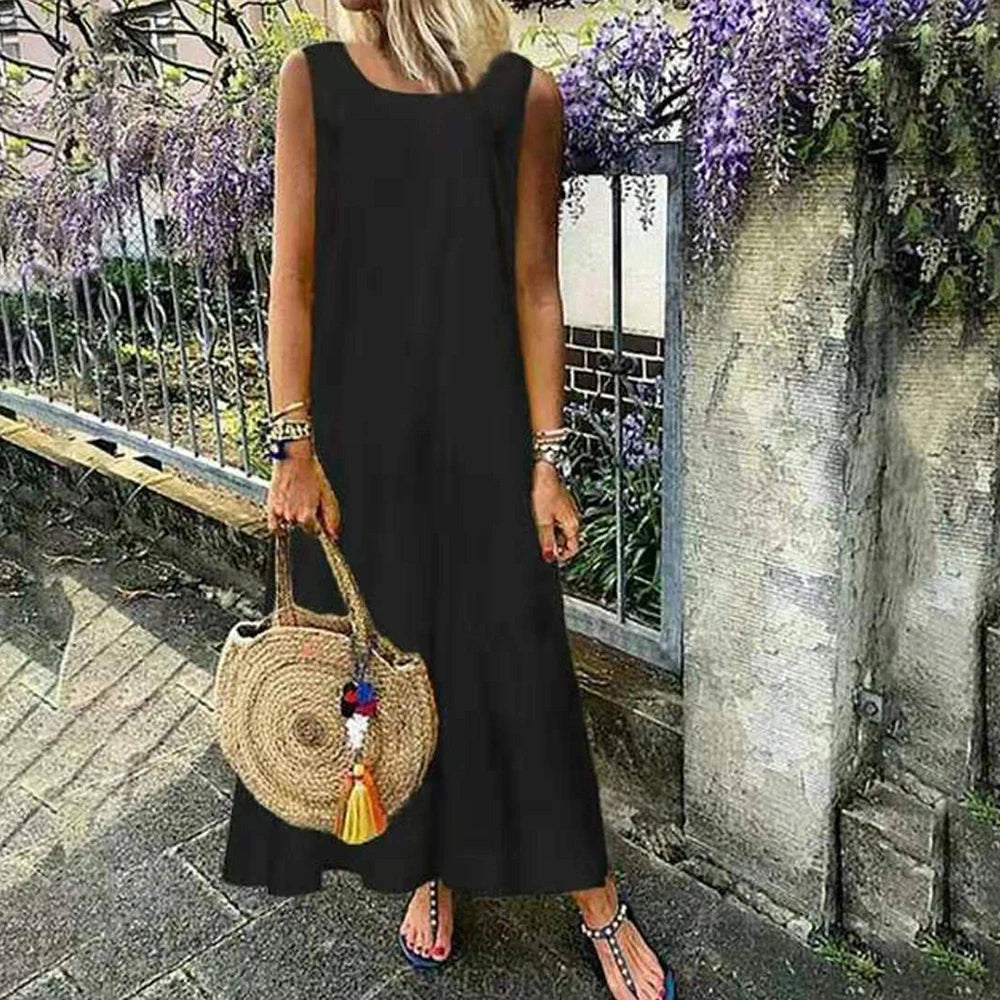 3XL 4XL 5XL Plus Size Cotton Linen Women Dress 2024 Summer Korean Oversized Casual Shirt Long Dress Large Size Female Clothing