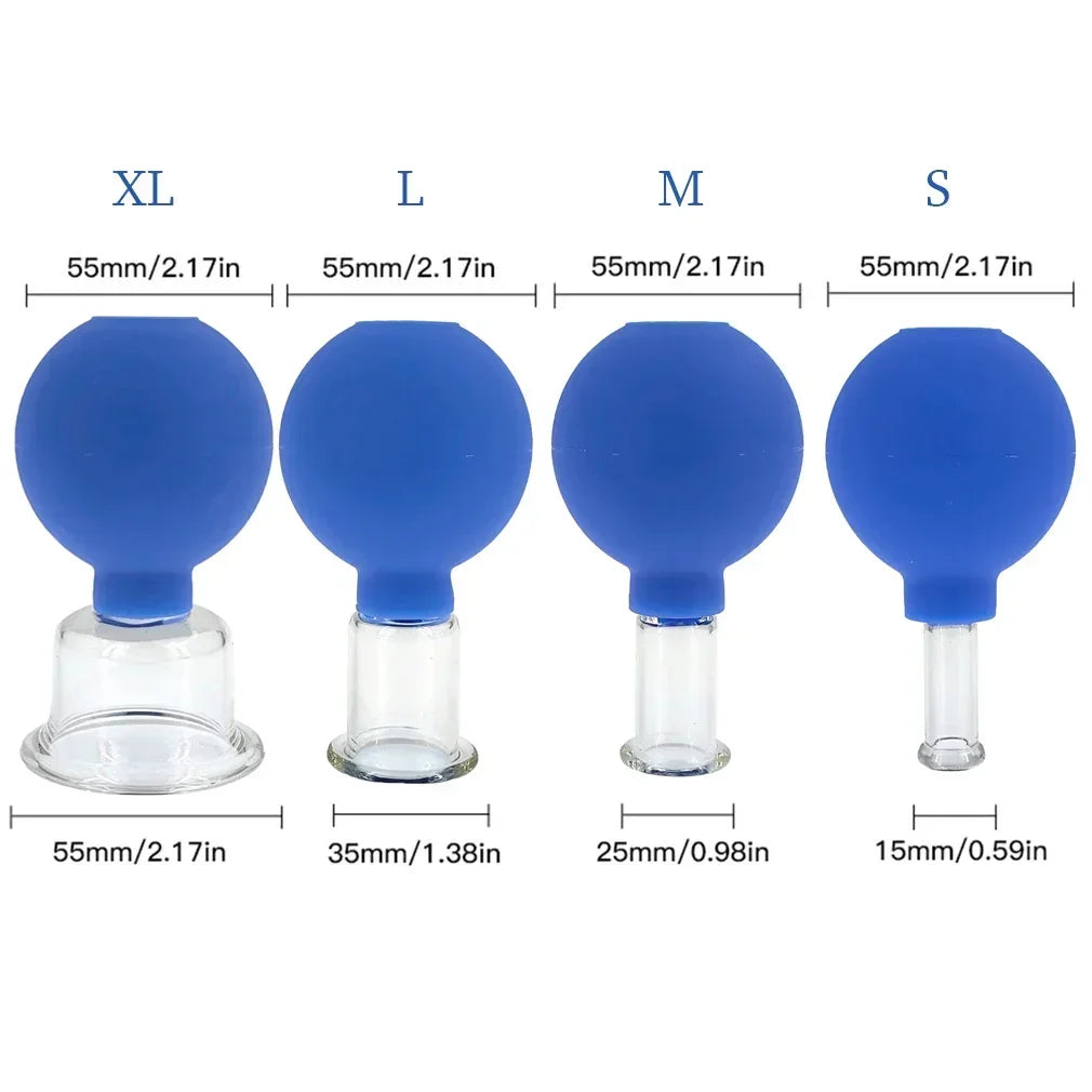 Vacuum Cupping Glasses Masssager Body Cup Facial Skin Lifting Cupping Therapy Massage for face Anti Cellulite Body Slimming jar