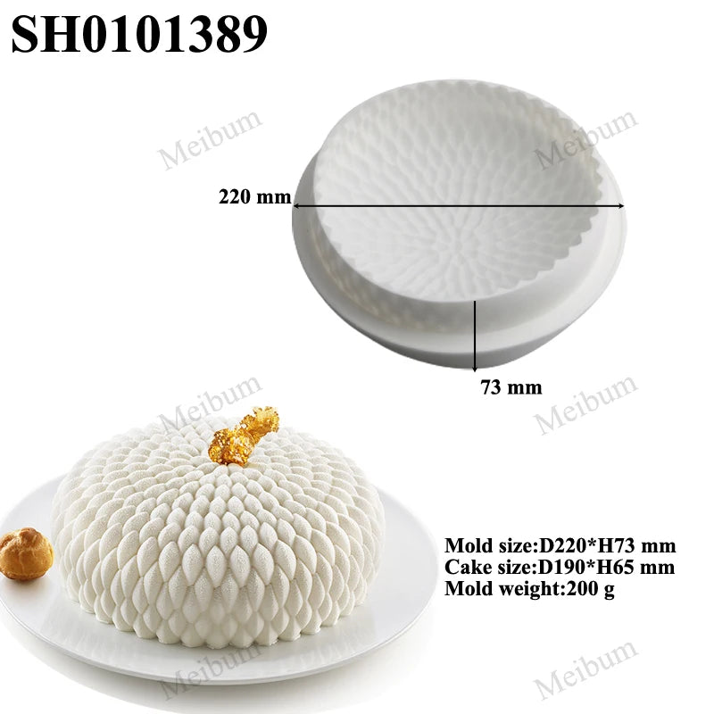 SHENHONG Non Stick Cake Molds Silicone Cake Moulds Pastry Baking Tools Food Grade French Mousse Dessert Form Kitchen Bakeware