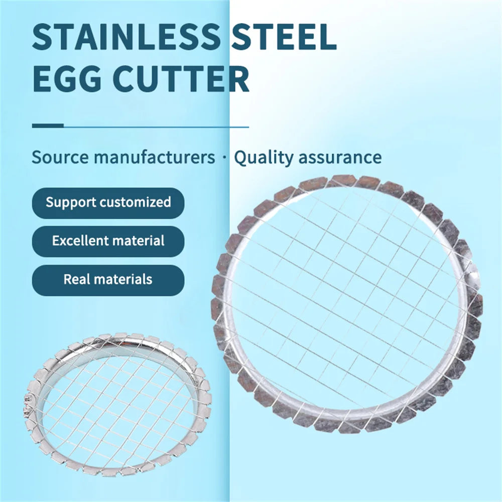 1~5PCS Stainless Steel Egg Slicer Cutter Cut Egg Device Grid For Vegetables Salads Potato Mushroom Tool Chopper Kitchen Chopper