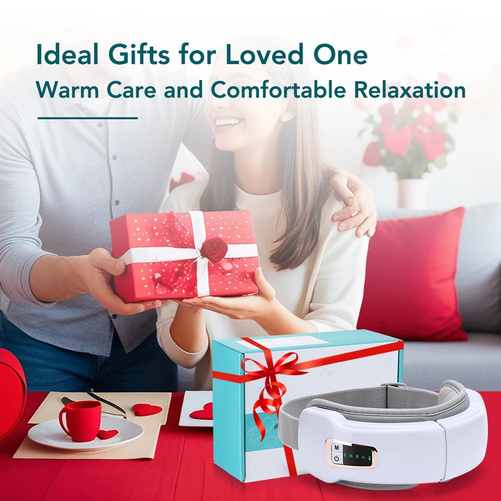 Electric Eye Massager Hot Compress Vibration Massage Bluetooth Music Relief Stress Fatigue Relax Foldable Eye Care Smart Glasses