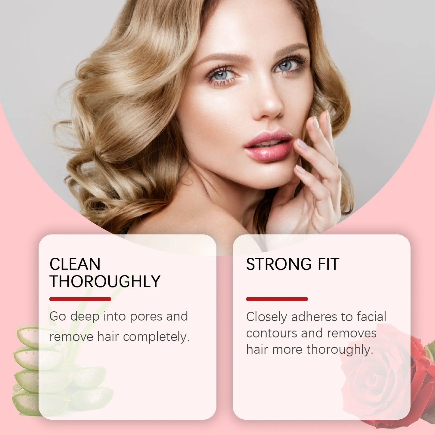 Facial Wax Strips for Face Ready to Use Lip Eyebrow Leg Arm Body Hair Removal Summer Depilation Clean Waxing Wipe Sticker Papers