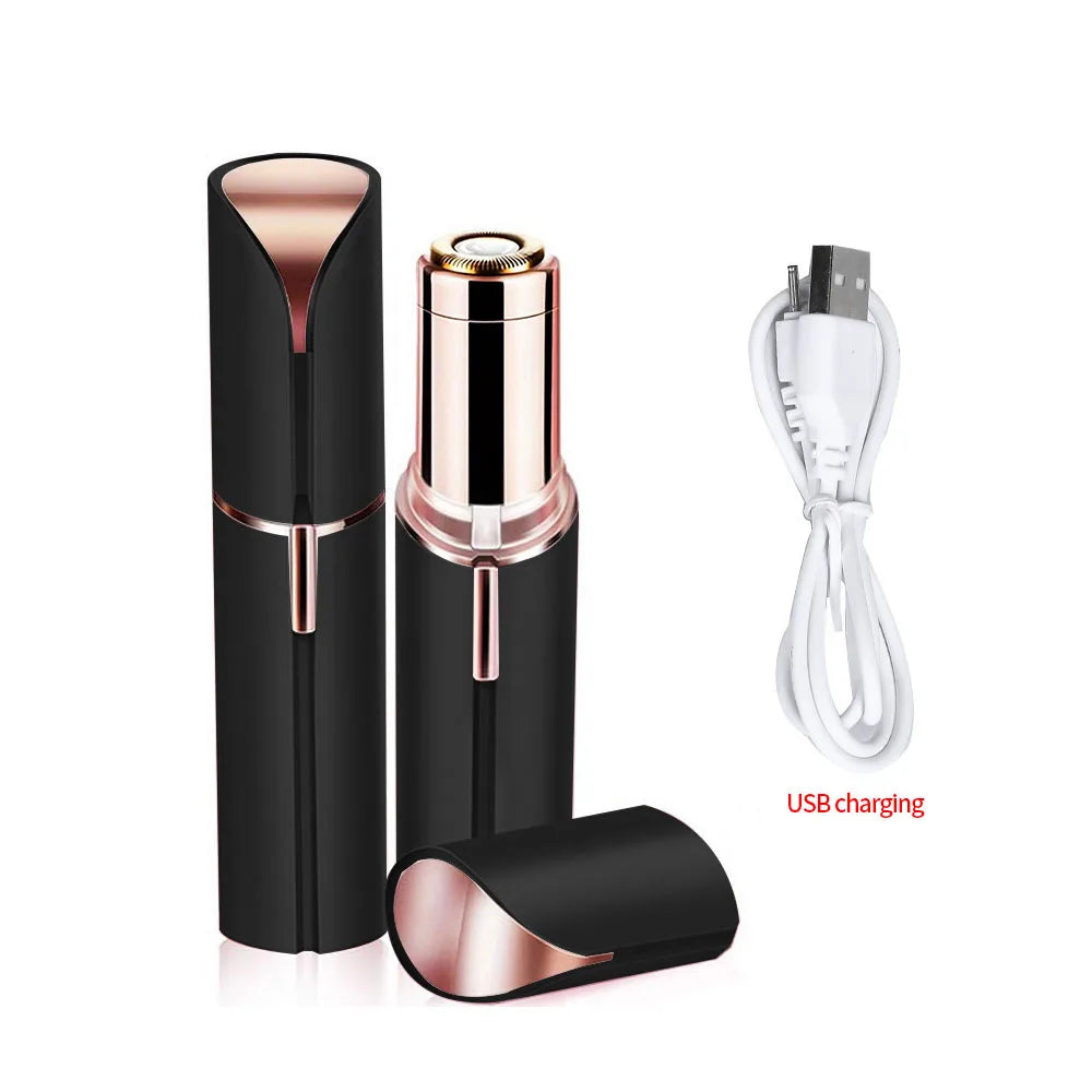 Electric Lipstick Razor Device Facial Hair Remover Tools Finishing Epilator Trimmer Flawless Dermaplane Shavers Beauty Gadgets
