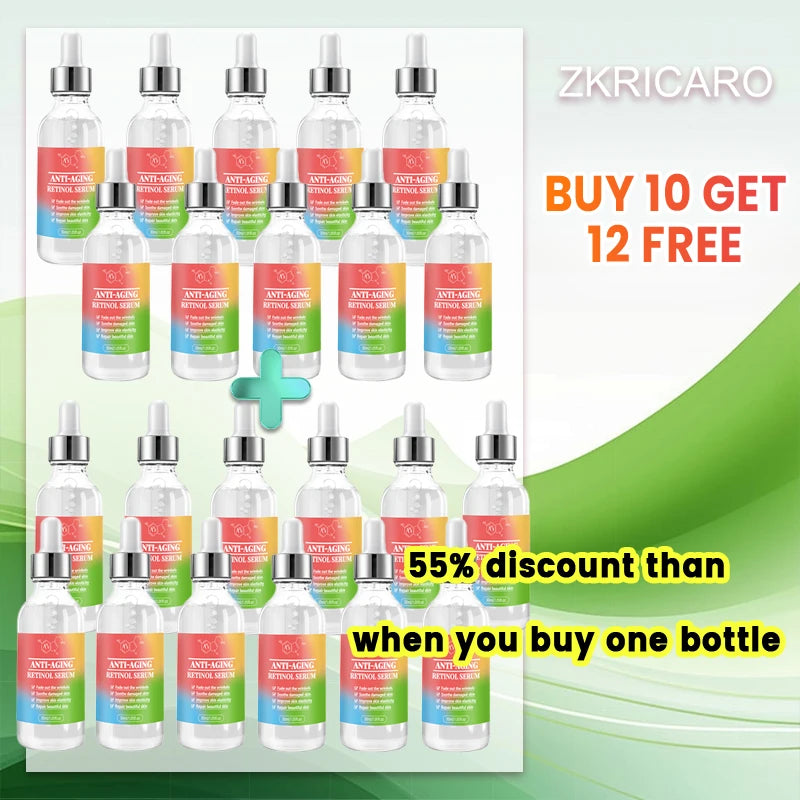 Retinol serum for reducing fine lines, moisturizing, wrinkle removal, facial skin care, Korean skin care 30g, facial care