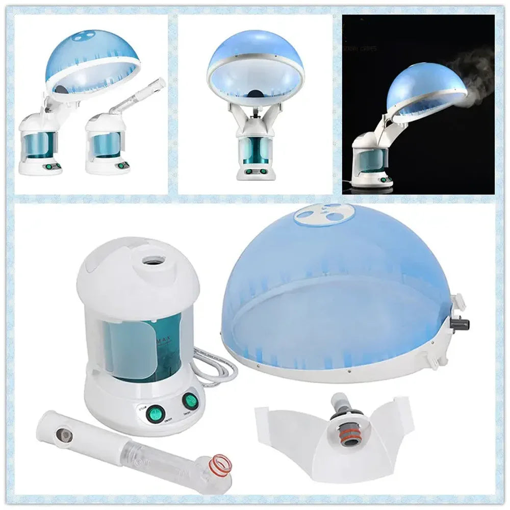 Professional SkinCare Hot Hair Face Facial Steamer Cleansing Ozone Vapor Vaporizer Nano Mist Sprayer Humidifier Steam Machine