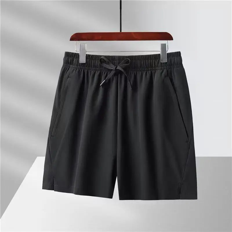 Summer Men's Shorts with Zip Pocket Quick-Drying Sports Trousers Lightweight Breathable Sports Shorts Casual Streetwear