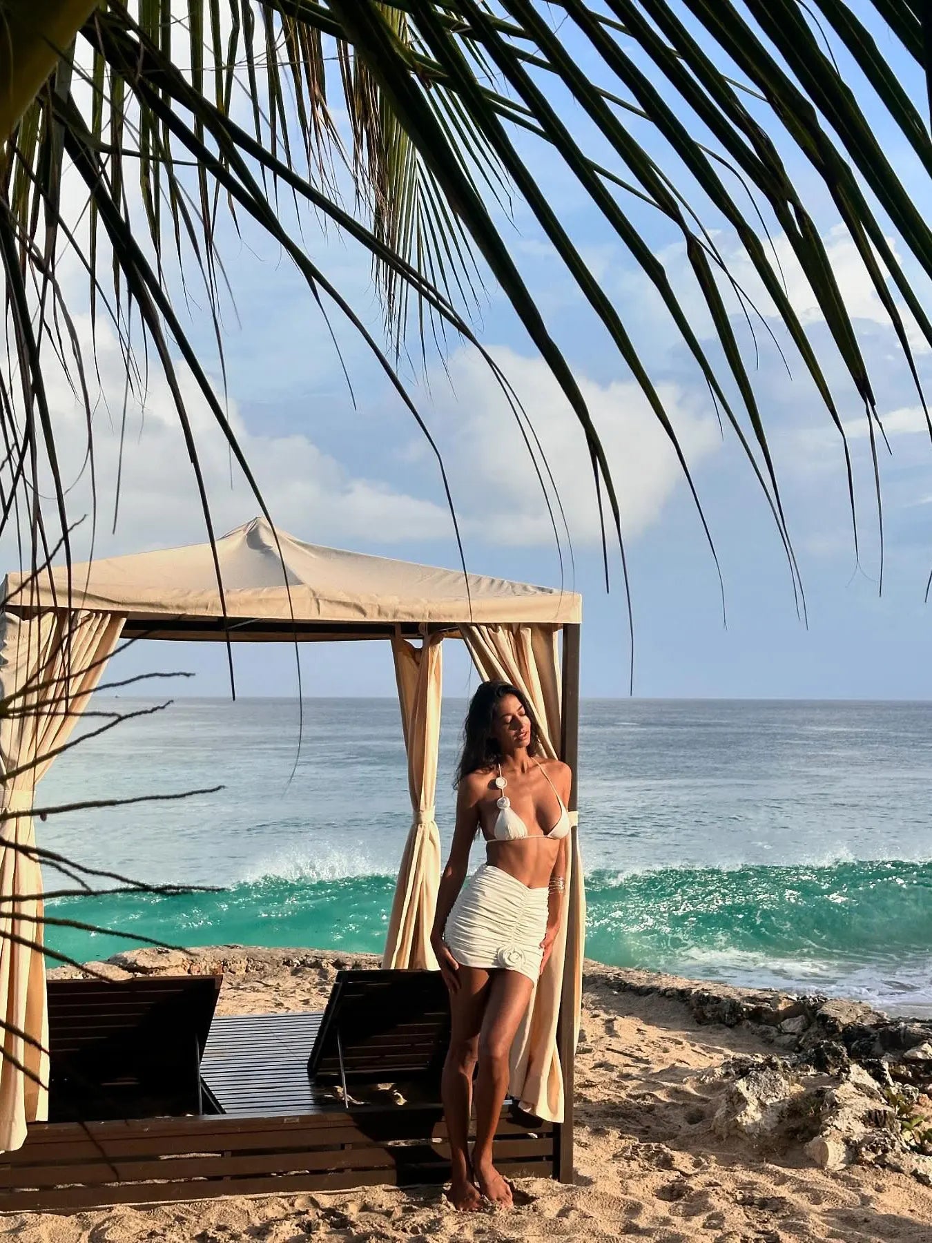 Sexy Bikini Swimwear with Skirt Swimsuit Women Mini Skirt Suit Beach Vacation Casual Female Bathing Suit Summer