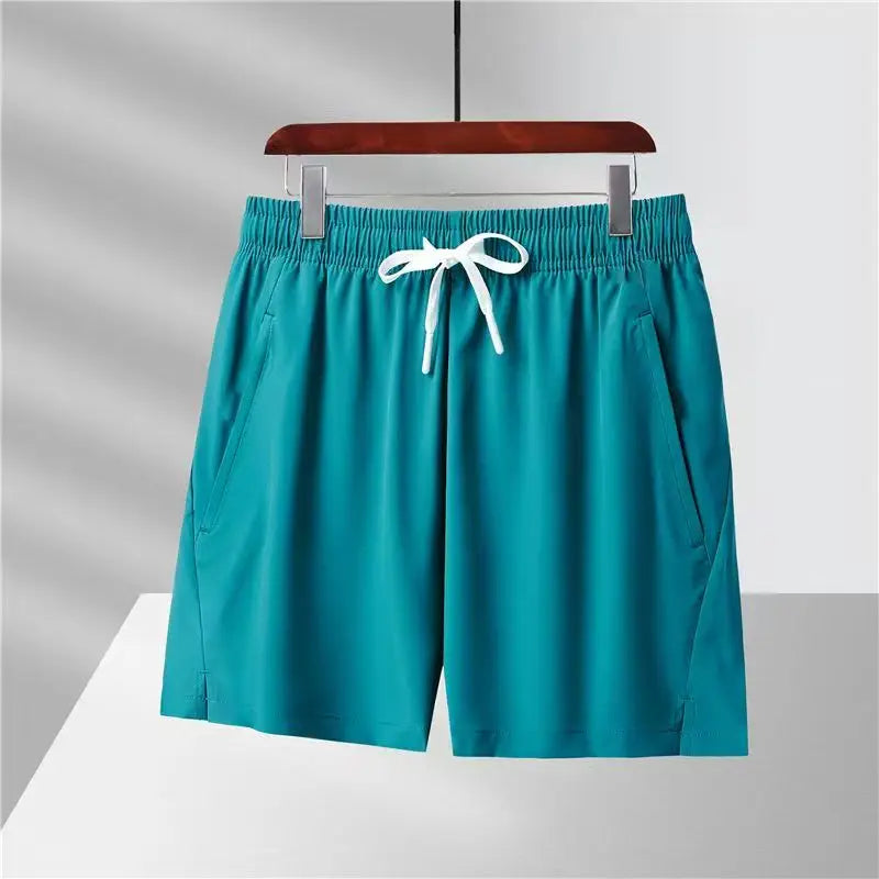 Summer Men's Shorts with Zip Pocket Quick-Drying Sports Trousers Lightweight Breathable Sports Shorts Casual Streetwear