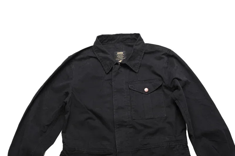 American Multi Pocket Work Suit Jumpsuit Men Fashion Brand Jumpsuit Loose Work Suit for Men