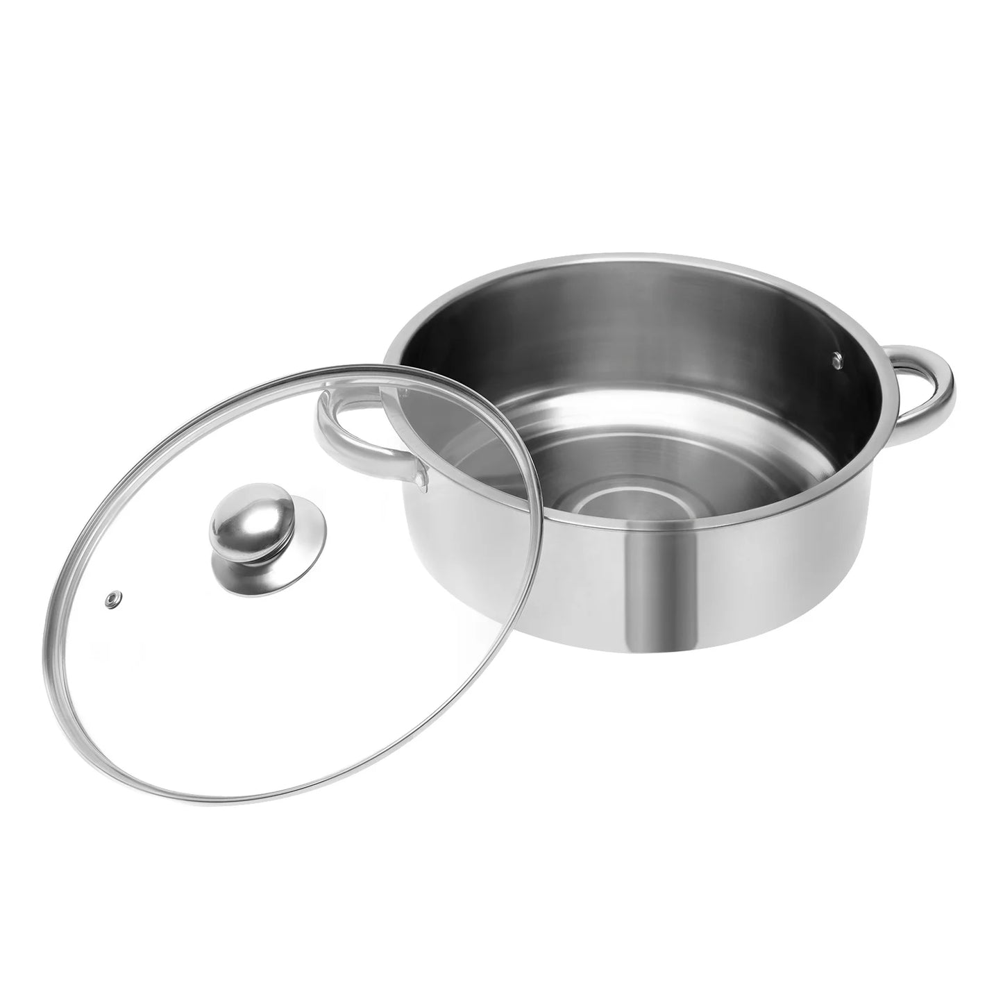 26cm 5-Layer Multifunctional Stainless Steel Steamer Silver For Kitchen Cooking