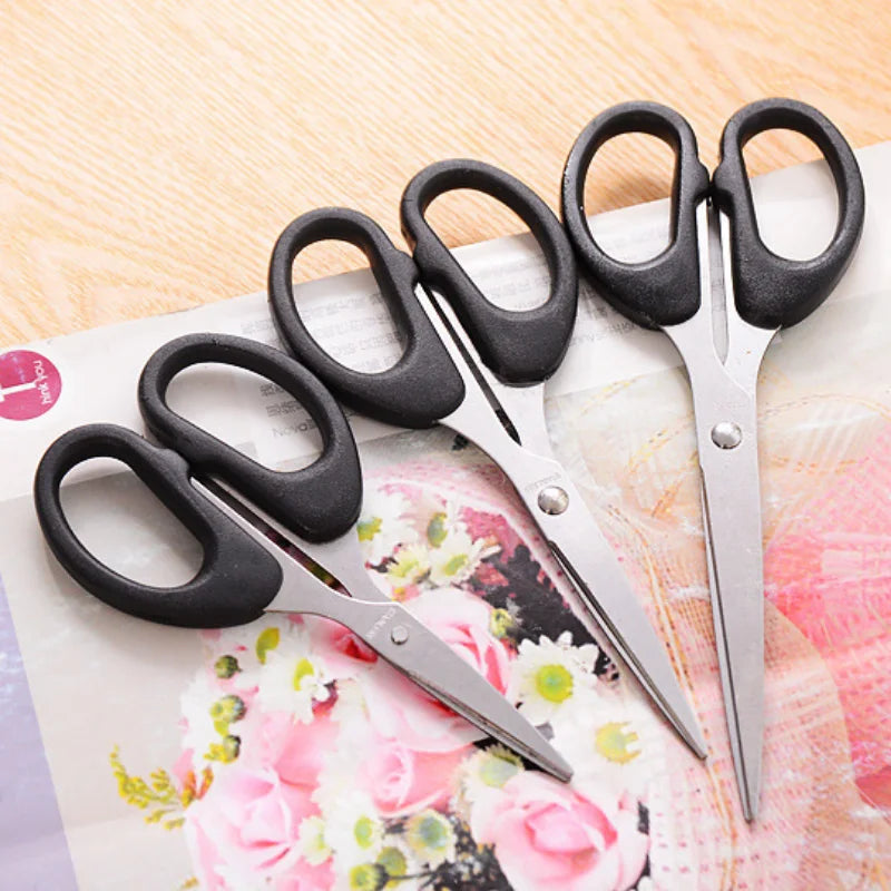 Student Diy Paper Cuttings Knife Household Kitchen Stainless Steel Scissors Children's Handmade Small Scissors Office Scissors