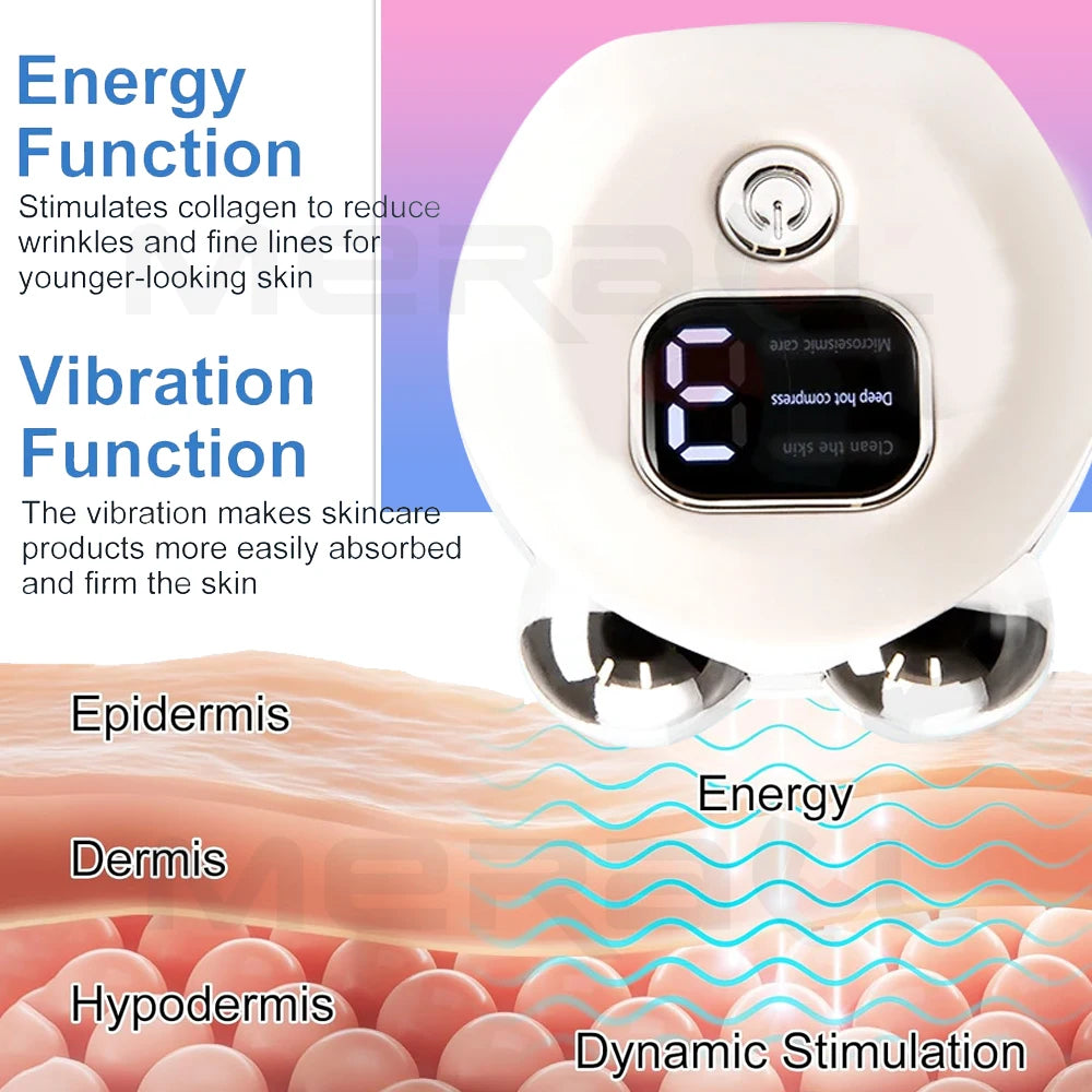 Face Lifting Device EMS Face Massager Skin Tightening Microcurrent Roller Facial Anti Wrinkle Neck Lift Massage Skin Beauty