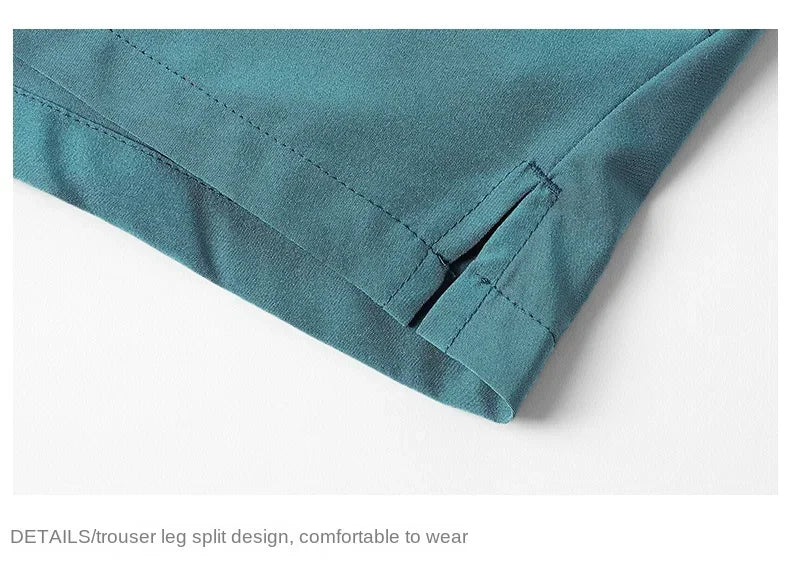 Summer Men's Shorts with Zip Pocket Quick-Drying Sports Trousers Lightweight Breathable Sports Shorts Casual Streetwear