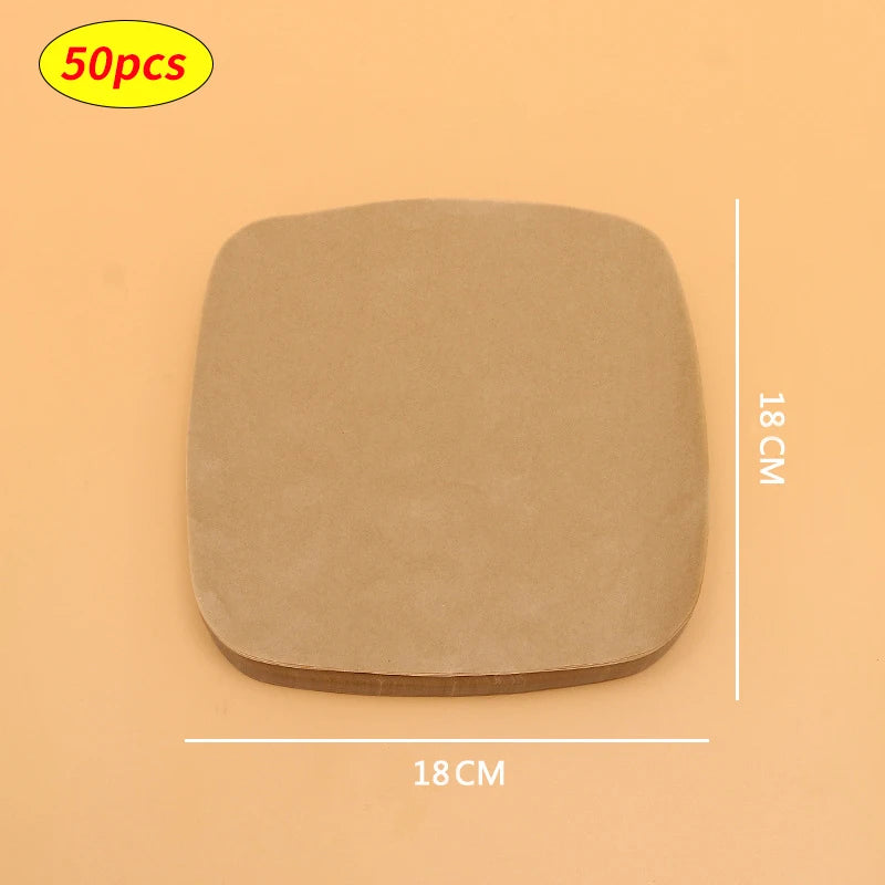 Special Paper for Air Fryer Baking Oil-proof Oil-absorbing Paper for Household BBQ Plate Oven Kitchen Pan Pad airfryer bakpapier