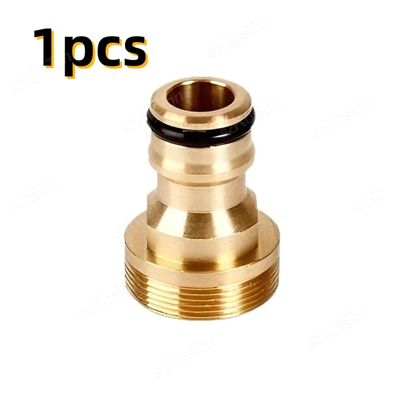 1/2/5PCS Universal Tap Kitchen Adapters Brass Faucet Watering Garden Tools Tap Connector Mixer Hose Adaptor Basin Accessories