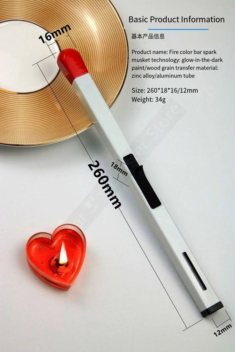 Super Long Luminous Matchstick Lighter Butane Torch Inflatable Lighter Household Aromatherapy Kitchen Gadgets Daily Necessities